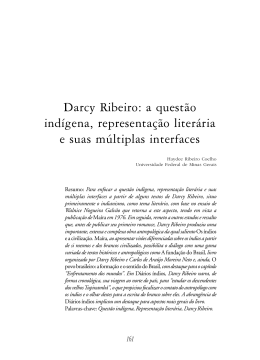 Darcy Ribeiro: a questão indígena, representação literária e suas