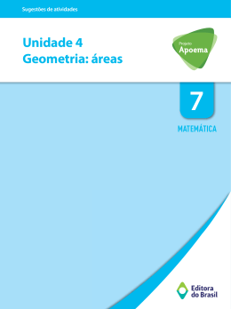 Unidade 4 Geometria: áreas