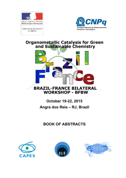 October 19-22, 2015 Angra dos Reis – RJ, Brazil BOOK