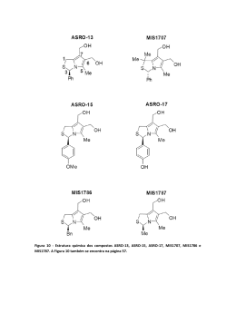 Figura 10 - Estrutura química dos compostos ASRO