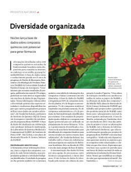 Diversidade organizada - Revista Pesquisa FAPESP