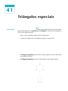 Triângulos especiais
