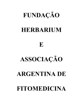 FUNDAO HERBARIUM - Fitomedicina