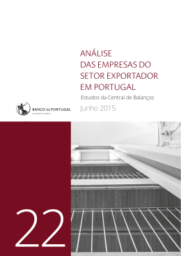 Análise das empresas do setor exportador em Portugal