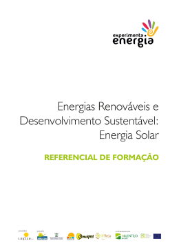 Energias Renováveis e Desenvolvimento Sustentável: Energia Solar