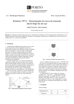 Relatório TP14 – Determinação da curva de transição dúctil