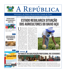 Estado regulariza situação dos agricultores do Baixo