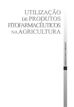 Utilização de Produtos Fitofarmacêuticos na Agricultura