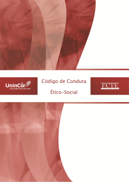 Manual de Código de Conduta Ético Social