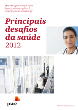 Principais desafios da saúde 2012