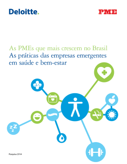 As PMEs que mais crescem no Brasil As práticas das