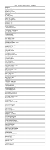 Lista de Votantes na Sessão Eleitoral HU DOM BOSCO
