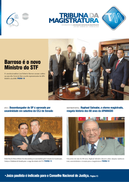 Barroso é o novo Ministro do STF