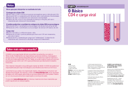 O Básico CD4 e carga viral