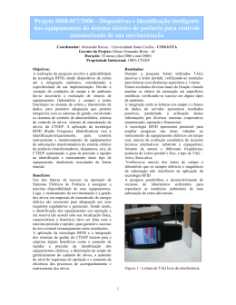 Projeto 0068-017/2006 – Dispositivos e identificação