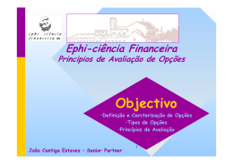 Introdução às Opções - II - Ephi