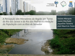 A Percepção dos Moradores da Região em Torno do Rio dos