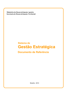 Documento de Referência - SGE - Ministério do Desenvolvimento