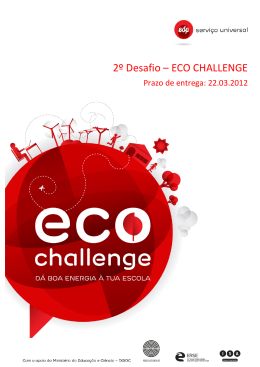 2º Desafio – ECO CHALLENGE