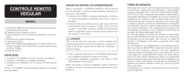 Manual Controle Remoto Veicular - Revisão 0.indd