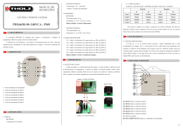 manual de instruções controle remoto 6 saídas pdx663r