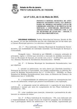 Lei nº 1.011, de 11 de Maio de 2015.