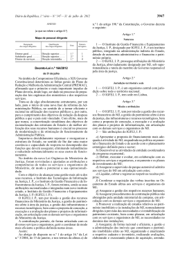 Decreto-Lei n.º 164/2012