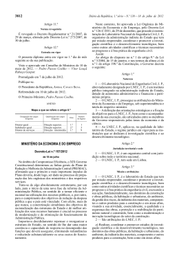 Decreto-Lei n.º 157/2012