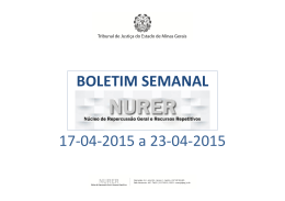 17-04-2015 a 23-04-2015 BOLETIM SEMANAL