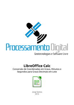 LibreOffice Calc - Processamento Digital