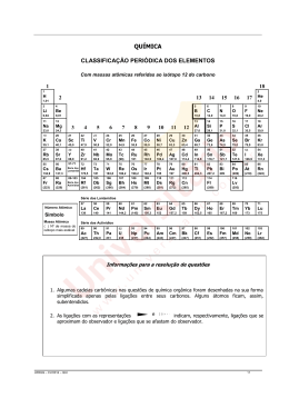 Prova de Química | Vestibular UFRGS 2014