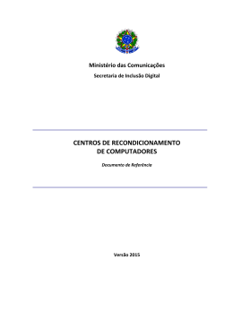 Documento de Referência CRC - versão 2015