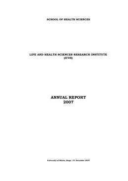 ICVS REPORT 2007 - 18-03-08