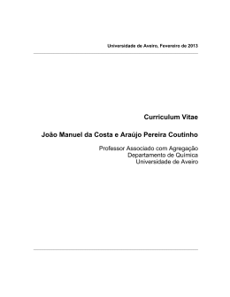 Curriculum vitae - PATh :.: Process and Product Applied