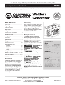 Welder / Generator