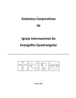 estatutos da igreja internacional do evangelho quadrangular