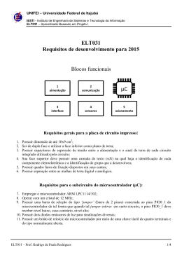 ELT031 Requisitos de desenvolvimento para 2015 Blocos
