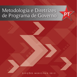 cartilha programa de governo 2012