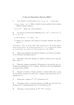 lista 5 - Departamento de Matemática - PUC-Rio