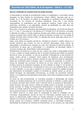 Decreto-Lei 159/2006, de 8 de Agosto - Série I