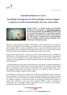 Sociedade Portuguesa de Pneumologia renova imagem e aposta