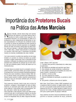 Importância dos Protetores Bucais na Prática das Artes Marciais