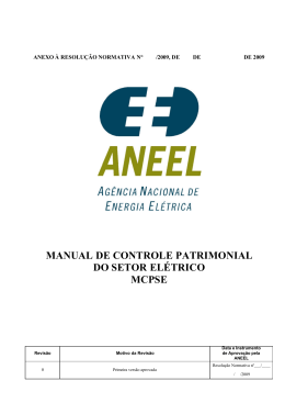 manual de controle patrimonial do setor elétrico mcpse