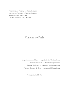 Comuna de Paris - Peterson Silva