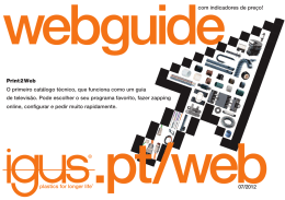 Print2Web O primeiro catálogo técnico, que funciona como