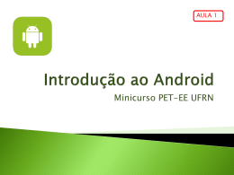 Introdução ao Android - PET