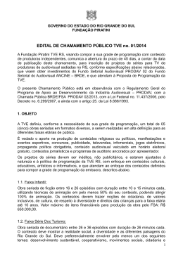 Edital original – Chamamento Público TVE 01/2014