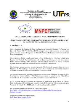 UTFPR_Medianeira - Universidade Tecnológica Federal do Paraná