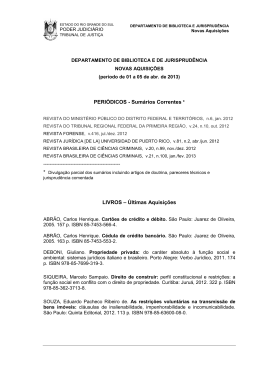 Abril 2013 - Tribunal de Justiça do Estado do Rio Grande do Sul