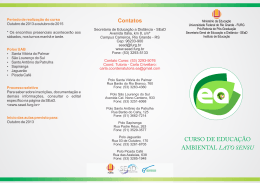Folder Esp.Educação Ambiental